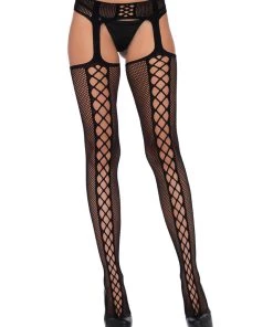Rubies Maci Stockings With Garter Belt Garterbelt Stockings And Suspender Hose