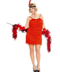 Music Legs 1920's Flaming Flapper Costume