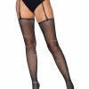 Leg Avenue Everly Rhinestone Garter Belt And Stockings Set
