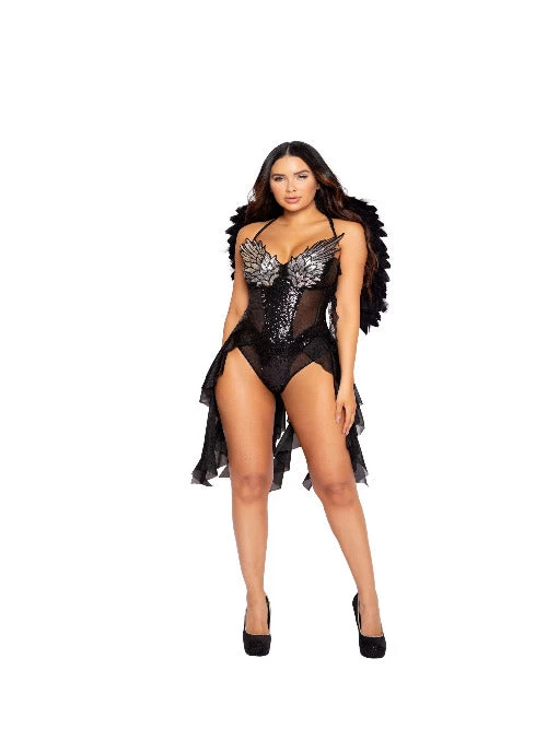 Roma Fairytale & Fanasty 1pc Dark Angel Diva Costume 8 Roma Fairytale & Fanasty 1pc Dark Angel Diva Costume