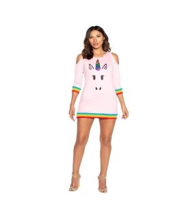 Roma Animals 1pc Unicorn Lover Dress Costume