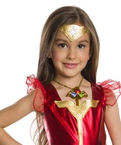 Rubies Kids Wonder Woman Light Up Necklace Costume Jewelry