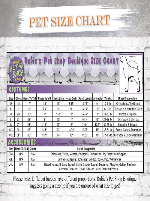 Rubies Rubie's Turkey Dog Costume Holiday Pet Costumes