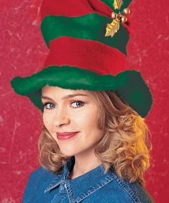 Rubies Striped Christmas Top Hat
