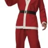 Rubies Promotional Adult Flannel Santa Suit Mens Holiday