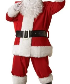 Rubies Mens Holiday Regal Plush Santa Suit Adult