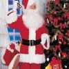 Rubies Mens Holiday Super Deluxe Velvet Adult Santa Suit With Faux Fur Trim