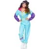 Leg Avenue 2 PC Awesome Eighty Track Suit Costume Oldies Time Period