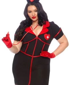 Leg Avenue 2 PC Bedside Babe Costume