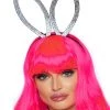 Leg Avenue Best Selling Products 2 PC Faux Rhinestone Bunny Ear Headband And Heart Choker