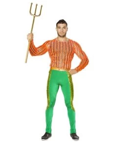 Roma Mens Mermaids 2 PC Mens Ocean's Protector Costume