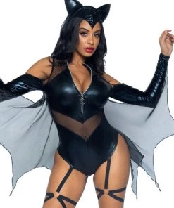 Leg Avenue 2 PC Midnight Bat Costume Animals