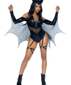 Leg Avenue 2 PC Midnight Bat Costume Animals