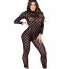 Roma 2pc Sheer Playboy Bunny Bodysuit Playboy Collections