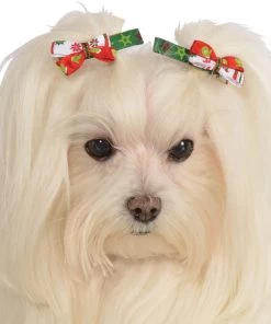 Rubies Dog Festive Hair Bows Pets Accessories