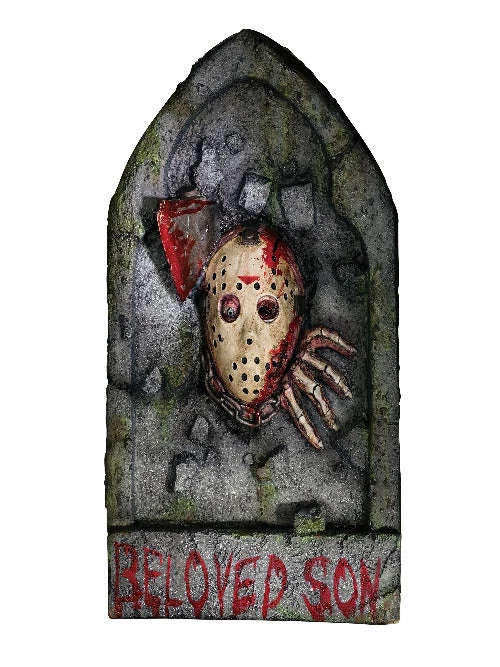 Rubies Rubie's Friday The 13th Jason Voorhees Tombstone Decoration 3 Rubies Rubie's Friday The 13th Jason Voorhees Tombstone Decoration