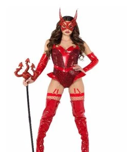 Roma 3pc Playboy Devilicious Costume Playboy Collections