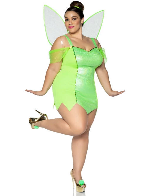 Leg Avenue 4-Piece Curvy Pretty Pixie Costume 3 Leg Avenue 4-Piece Curvy Pretty Pixie Costume