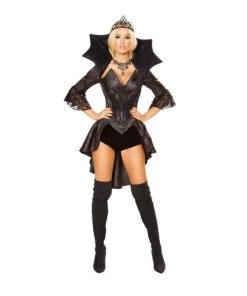 Roma Fairytale & Fanasty 4-Piece Queen Of Darkness Costume