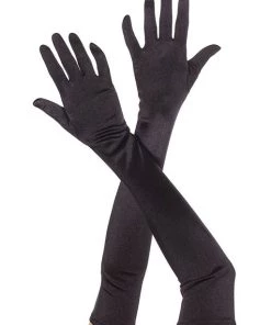Music Legs Extra Long Satin Gloves Gloves & Arm Warmers