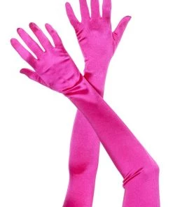 Music Legs Extra Long Satin Gloves Gloves & Arm Warmers
