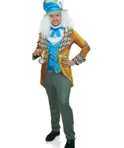 Leg Avenue 4 PC Classic Mad Hatter Costume Mens Fairytale & Fanasty