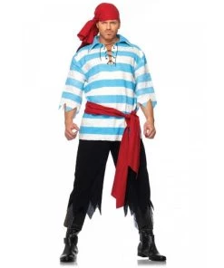 Leg Avenue Pirates 4 PC Mens Pillaging Pirate Costume