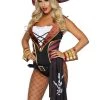 Legavenue Ladies Pirates 4 PC Sultry Swashbuckler Costume 2 Legavenue Ladies Pirates 4 PC Sultry Swashbuckler Costume