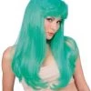 Rubies Wigs Glamour Wig Green