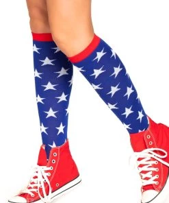 Leg Avenue Star Knee Highs