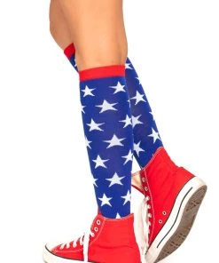 Leg Avenue Star Knee Highs