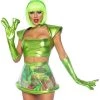 Leg Avenue Space & Aliens 5 PC Beam Me Up Babe Costume