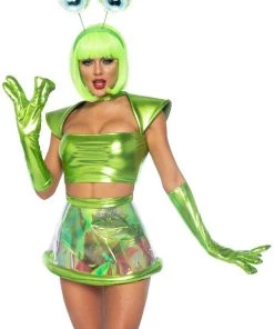 Leg Avenue Space & Aliens 5 PC Beam Me Up Babe Costume