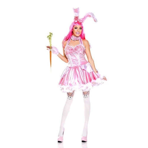 Music Legs Animals 5 PC Bunny Babe Womens Costume 3 Music Legs Animals 5 PC Bunny Babe Womens Costume
