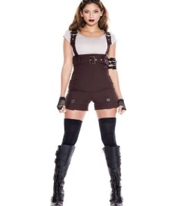 Music Legs 5 PC Steam Punk Pilot Costume Classic Fun