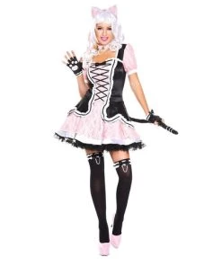 Music Legs Animals 5 Pc Kitty Kat Costume
