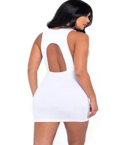 Roma Cutout Sculpted Mini Dress