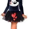Rubies Hooded Tutu Dress Kids Pepe Le Pew Costume
