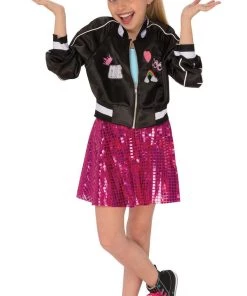 Rubies Rubie's JoJo Siwa Bomber Jacket With Skirt And Bow, Kids Licensed Costumes