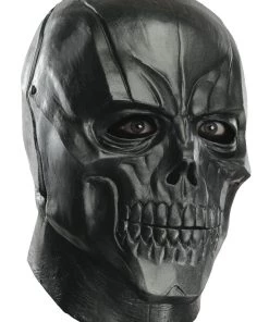 Rubies Rubie's Costume Men's Arkham City Adult Deluxe Overhead Latex Black Mask Face Mask