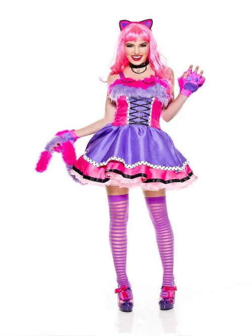 Music Legs Animals 6 PC Wonderland Kitty Costume 3 Music Legs Animals 6 PC Wonderland Kitty Costume