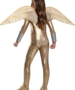 Rubies Kids Gold Armored Wonder Woman Costume - Wonder Woman 1984 Kids Licensed Costumes