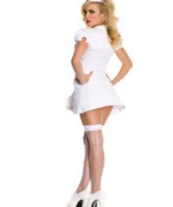 Music Legs Sexy RN On Duty Women Costume