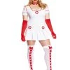 Music Legs Naughty Nurse Plus Women Costume