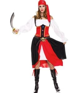 Music Legs Jewel Of The Night Costume Ladies Pirates