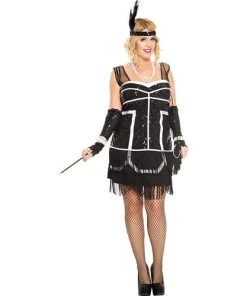 Music Legs Flapper Fever Costume Oldies Time Period 7 Music Legs Flapper Fever Costume Oldies Time Period