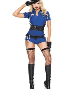 Music Legs Military & Uniforms Sexy City Cop Womens Costume