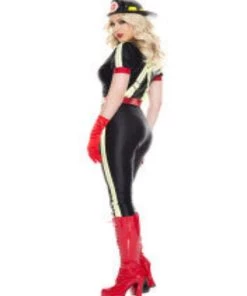 Music Legs Military & Uniforms Hottest Firefighter Women Costume