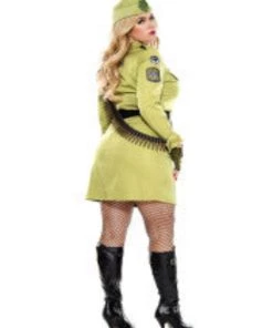 Leg Avenue Plus Size Womens Military Cadet Costume Military & Uniforms