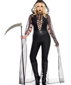 Music Legs Witches Vampire And Devils Haunting Ghost Women Costume